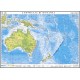 Australia si Oceania. Harta fizica