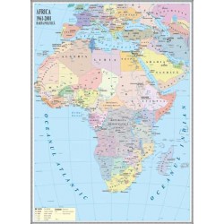 Africa. Harta politica