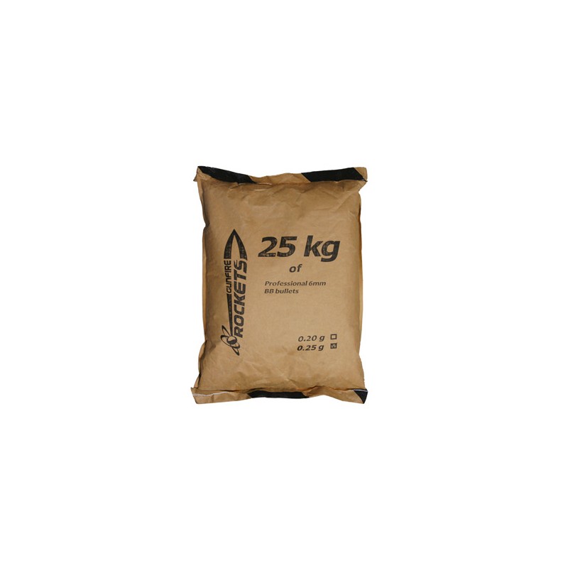 Bile Airsoft Rockets Professional 0.25g BBs 25kg Geostore.ro