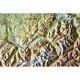 Georelief Harta in relief 3D a Elvetiei, mare (in germana)