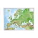 Georelief Harta in relief 3D a Europei, mica (in germana)