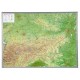 Georelief Harta mica in relief a Austriei, 3D, cu rama de plastic