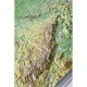 Georelief Harta in relief 3D Saxonia, mica (in germana)