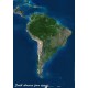 Planet Observer Harta continent America de Sud
