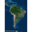 Planet Observer Harta continent America de Sud DEZACTIVAT