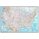 Harta politică SUA mare, laminată National Geographic 