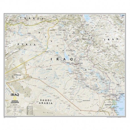 Harta Hartă Irak National Geographic
