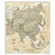 Harta continent Harta Asia design antic National Geographic