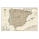 Harta Spaniei si Portugaliei National Geographic