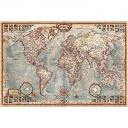 Harta lumii antica Executive, laminata RayWorld