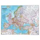  Harta politică a Europei mare National Geographic
