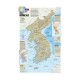 Harta Corea - războiul uitat - faţă-verso National Geographic 