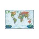  Harta lumii Planiglob decorativ, mare laminat National Geographic