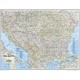 Harta regională Balcani National Geographic 
