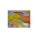 Harta politica continentala a lumii in relief GEO Institute (in germana)