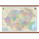 Romania si Republica Moldova. Harta administrativa