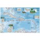 Harta regionala Antilele - faţă - verso National Geographic 
