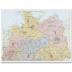  Harta codurilor poştale Germania de Nord 1:500.000 Bacher Verlag 