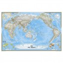 Harta politica a lumii centrata pe Pacific National Geographic
