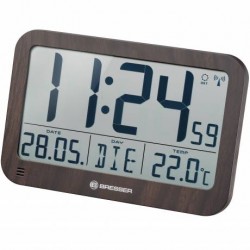 Ceas BRESSER MyTime MC LCD design lemn 225x150mm DEZACTIVAT