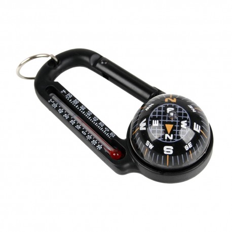 Carabiner Fosco cu busola si termometru