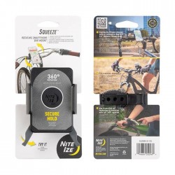 Suport rotativ Nite Ize Squeeze Smartphone pentru bara
