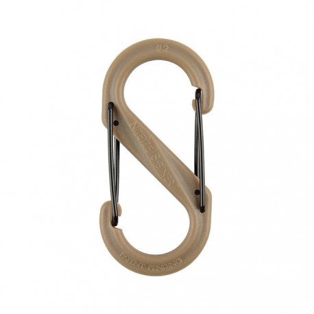 Nite Ize S-Biner 2 Plastic Black Gate