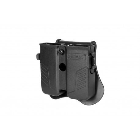Port incarcator universal dublu pistol