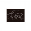 Harta lumii Miss Wood Chalkboard XL