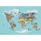 Harta lumii Marmota Maps World of Animals