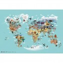 Harta lumii Marmota Maps World of Animals