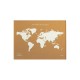 Harta lumii Miss Wood Woody Map Fluor L