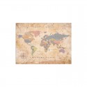Harta lumii Miss Wood Woody Map Watercolor Old School XL
