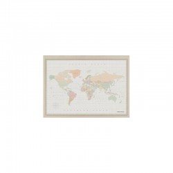 Harta lumii Miss Wood Watercolor Colonial XL