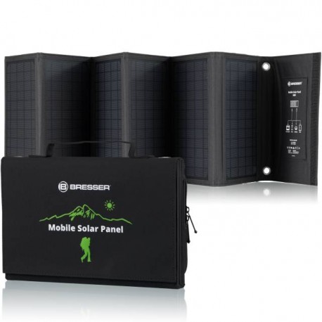 Incarcator solar BRESSER 40 wati cu iesire USB si DC