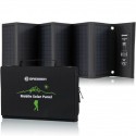 Incarcator solar BRESSER 40 wati cu iesire USB si DC