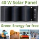 Incarcator solar BRESSER 40 wati cu iesire USB si DC