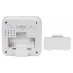 Termo/higrometru BRESSER Temeo Smile cu indicator climatic, alb