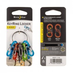 Nite Ize S-Biner KeyRing Locker Stainless