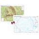 România. Harta fizico-geografică și a resurselor naturale de subsol – Duo 100x70 cm