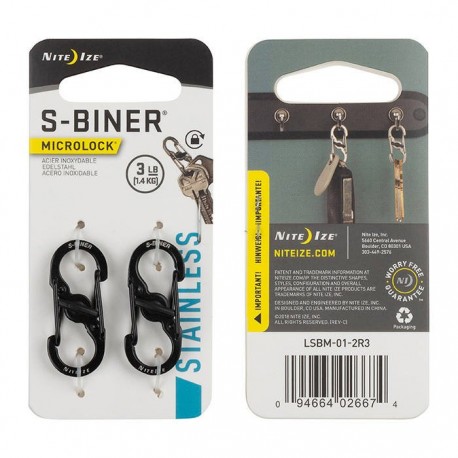 Nite Ize S-Biner MicroLock - 2buc