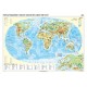 Harta principalelor resurse naturale de subsol ale lumii 160x120 cm