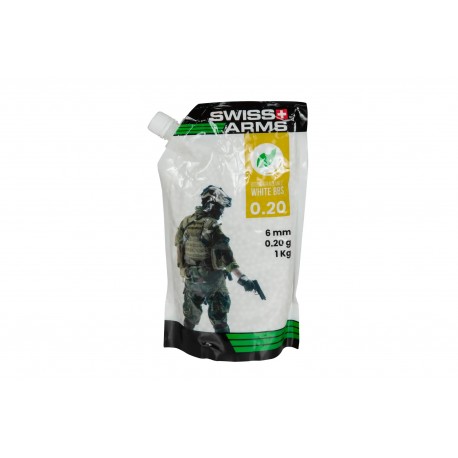 Bile Airsoft Swiss Arms Biodegradabile 0.20g 1kg