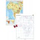 Africa. Harta fizico-geografică şi a principalelor resurse naturale de subsol – Duo 100x140 cm