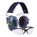 Casti De Protectie Electronic E-Max Low Profile Si Ochelari
