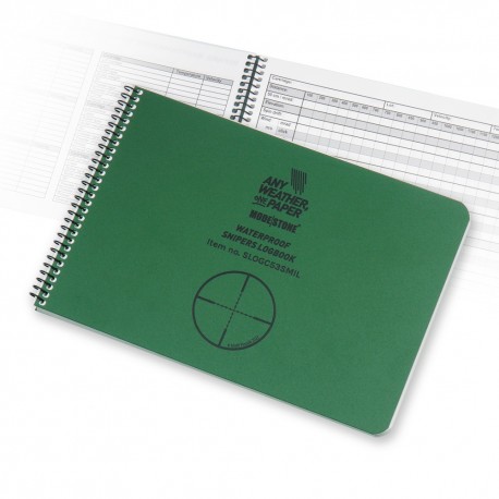 Jurnal de bord pentru lunetisti Modestone Military Waterproof