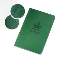 Caiet Modestone Military Waterproof Flexibil 118 x 183 mm 64 file