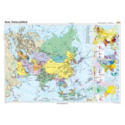 Asia. Harta politică 160x120 cm