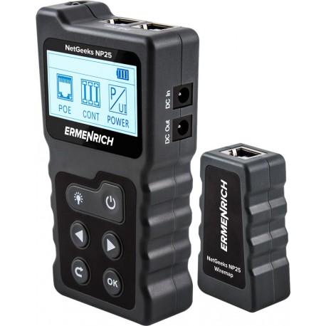 Dispozitiv de testare PoE Ermenrich NetGeeks NP25