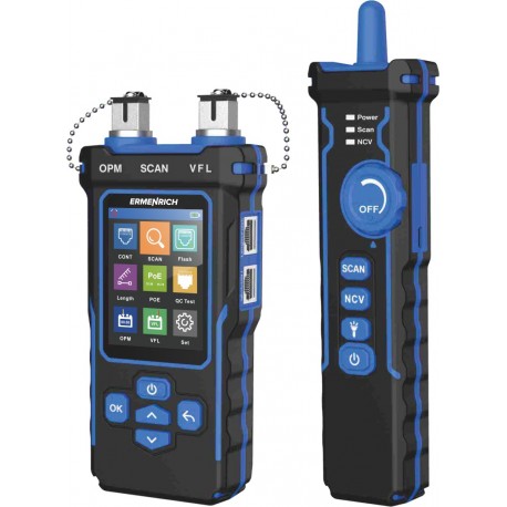 Dispozitiv de testare cabluri optice Ermenrich NetGeeks NP60